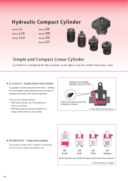 Hydraulic Compact Cylinder