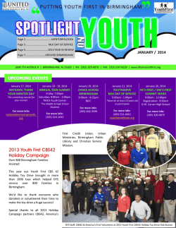 January - Division of Youth Services