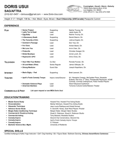 DJU Resume 2014-01