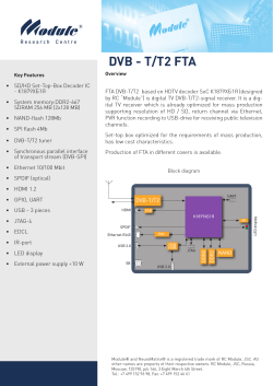 DVB - T/T2 FTA
