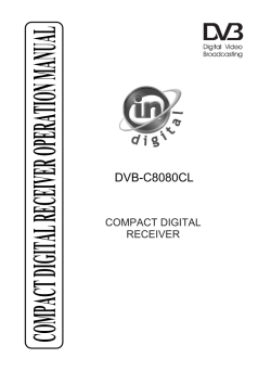 DVB-C8080CL - Indigital.co.in