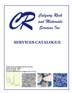 Calgary Rock and Materials Services Inc.
