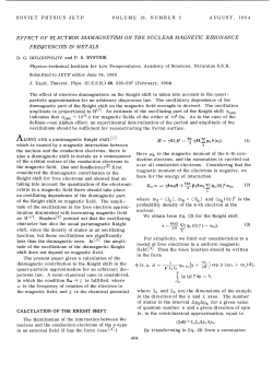 PDF (328.8K) - Journal of Experimental and Theoretical Physics