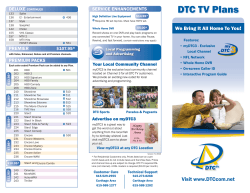 DTC TV Plans - DTC Communications