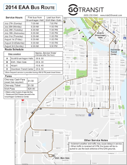 2014 EAA Bus RoutE