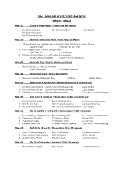 2014 equipage horse of the year show results