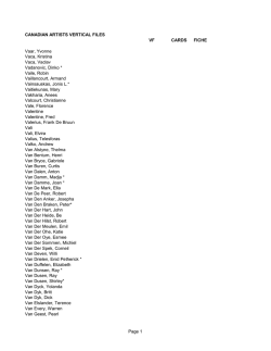 Download Letter V of the Canadian Artists Files, Revised 2014 PDF