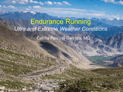 Ultra Running-Desert and Arctic Ultra Race Injuries