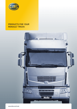 Products for your renault truck