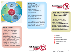 Ohio Improvement Process (OIP)