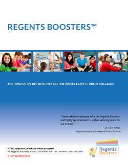 Download our pdf - Regents Boosters