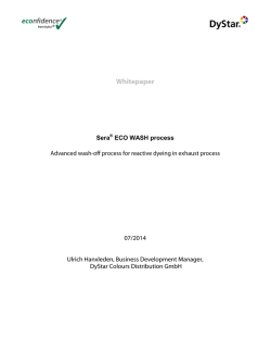 Process intensification in cellulosic dyeing using Reactive Dyes