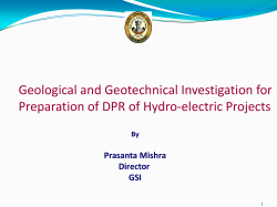 Geological and Geotechnical Investigation for Preparation of DPR of