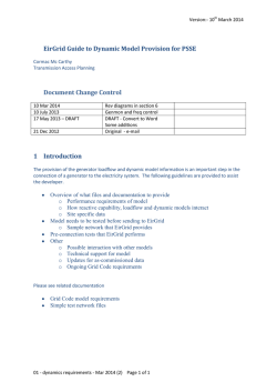 Dynamics Requirements