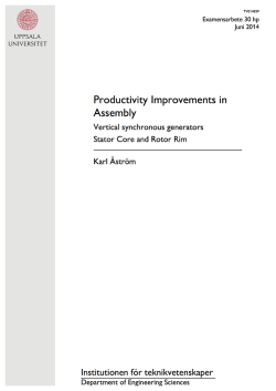 Productivity Improvements in Assembly: Vertical synchronous