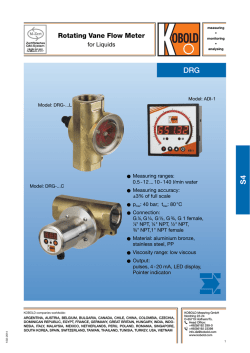 DRG S4 - KOBOLD Messring GmbH