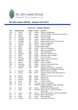 to view the full staff list for September 2014