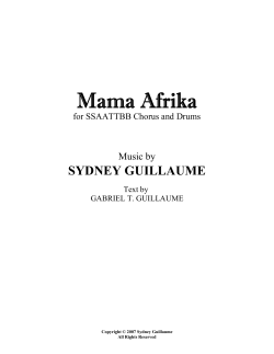 C:\Documents and Settings\Sydney Guillaume\Desktop\Mama Afrika