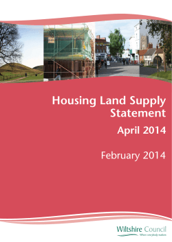 Housing Land Supply Statement