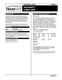 NEVERWET&reg; FABRIC DWR - Rust