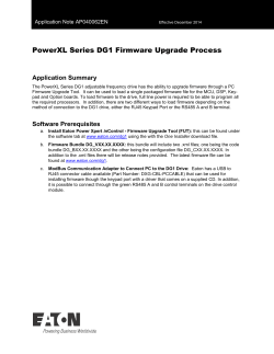 PowerXL Series DG1 Firmware Upgrade Process