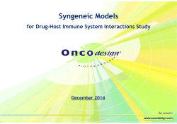 Oncodesign_Syngeneic Models