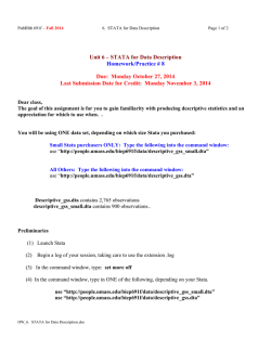 hw_6. STATA for Description