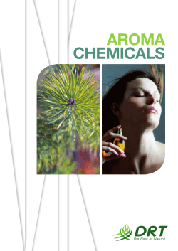DRT Aroma Chemicals Brochure 2014
