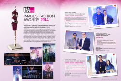 IMAGES FASHIOn AWArDS 2014