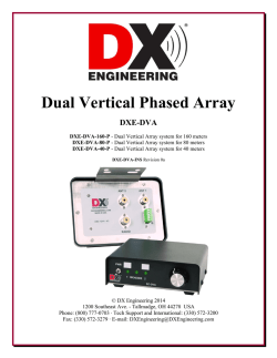 Dual Vertical Phased Array DXE-DVA