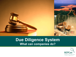 Due Diligence System