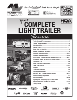 Light Trailer Catalog1300 05/12/2014