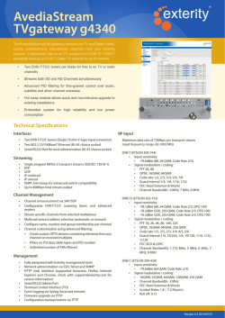 DVB-T2 - Netvue