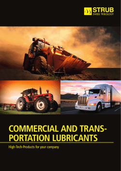 CommerCiAl And trAnS- portAtion lubriCAntS
