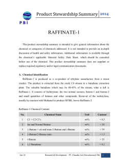 RAFFINATE-1 - PT. Chandra Asri Petrochemical Tbk.