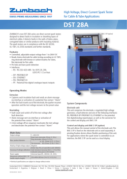 DST 28A - Zumbach Electronic AG