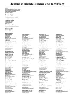 DST 8(1)_Covers.indd - Journal of Diabetes Science and Technology