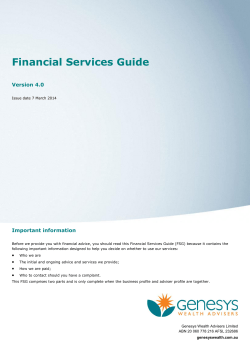 Financial Services Guide