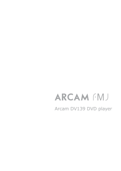 Arcam DV139 DVD player