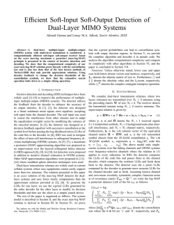 Efficient Soft-Input Soft-Output Detection of Dual