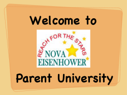 Parent University Information