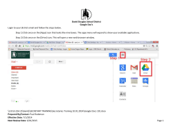 Google Docs 101 - David Douglas School District