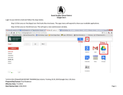 Google Docs 101 - David Douglas School District