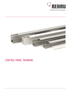 Product Catalogue - Control Panel Trunking