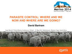 David Bartram - Home - Cape Wool SA 9th World Merino Conference