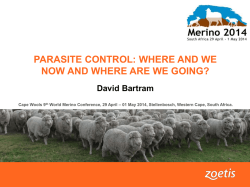 David Bartram - Home - Cape Wool SA 9th World Merino Conference