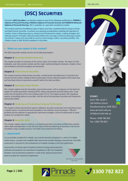 DSC - Pinnacle Financial Services Academy