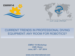 Current Trends in Commercial Diving and Robotics