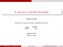 A new way to identify top quarks