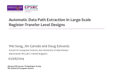 Automatic Data Path Extraction in Large-Scale Register